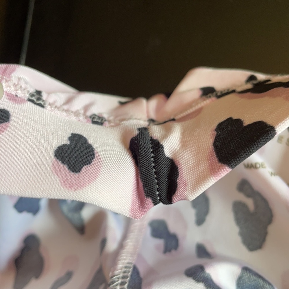 Alfani pink/black leopard print pajama set size s - Picture 13 of 14
